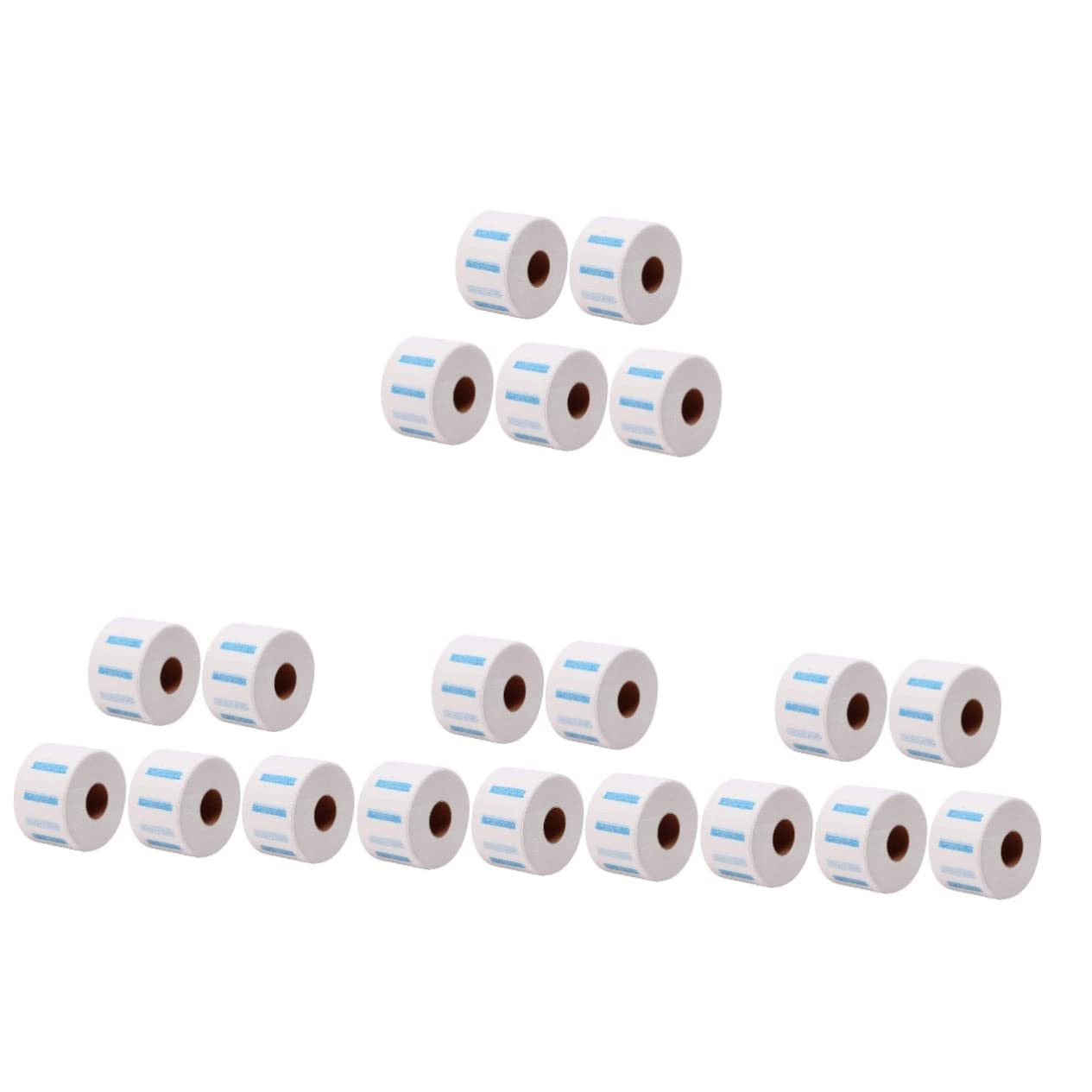 NOLITOY 20 Rollos envoltura de cuello de papel peluquero de tejido de cuello tiras de cuello peluquero adhesiva ktape papel de peluqueria para el cuello papel de cuello de