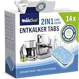 2in1 Entkalkungstabletten kompatibel für Siemens EQ Kaffeevollautomaten - für 14 Entkalkungen