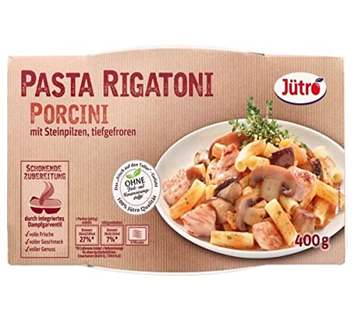 Jütro Pasta Rigatoni Porcini, 400 g (Tiefgefroren)