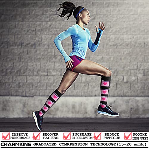 Image of Copper Compression Socks (3 Pairs), 15-20 mmhg is BEST Athletic & Medical for Men & Women, Running, Flight, Travel, Nurses - Boost Performance, Blood Circulation & Recovery