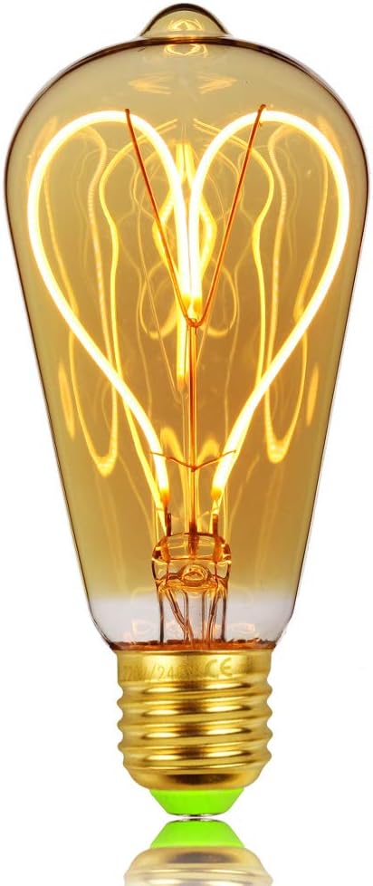 Led Bulbs ST64 Edison Bulb Hert Led Filament 4W Dimmable Vintage 220-240V Specialty Decorative Light Bulbs