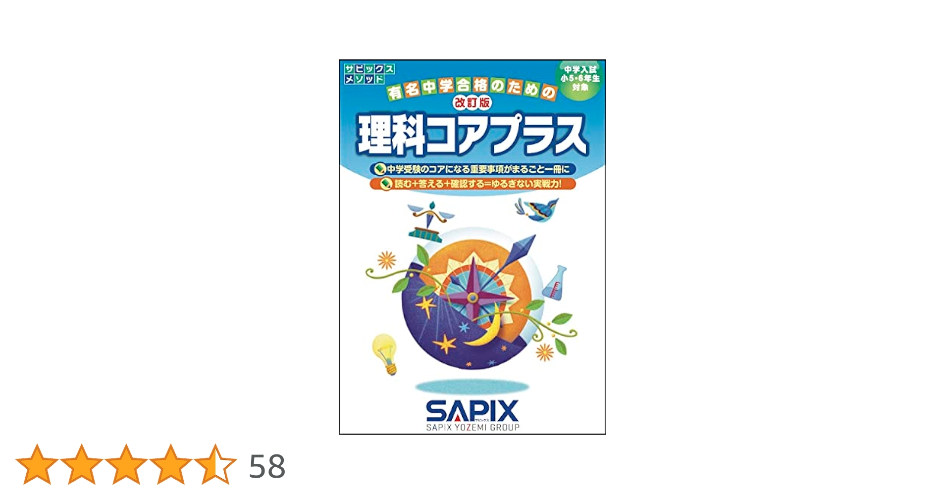 2024年度 SAPIX 6年改訂版 理科コアプラス＋コアプラス確認テスト 最新版SAPIX6年理科コアプラス確認テスト(WS20～36)2024年度