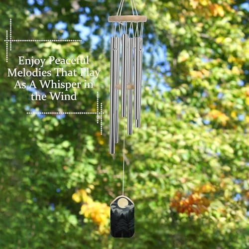 Carillon à vent lune japonaise pour sublimer la terrasse et le jardin