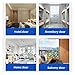 Peep Holes for Door 4pcs 180 Degree Door Viewer HD Glass Lens Wide Angle Peephole Security Hidden Adjustable Glass Lens for Furniture Hardware Tools(70-90MM)