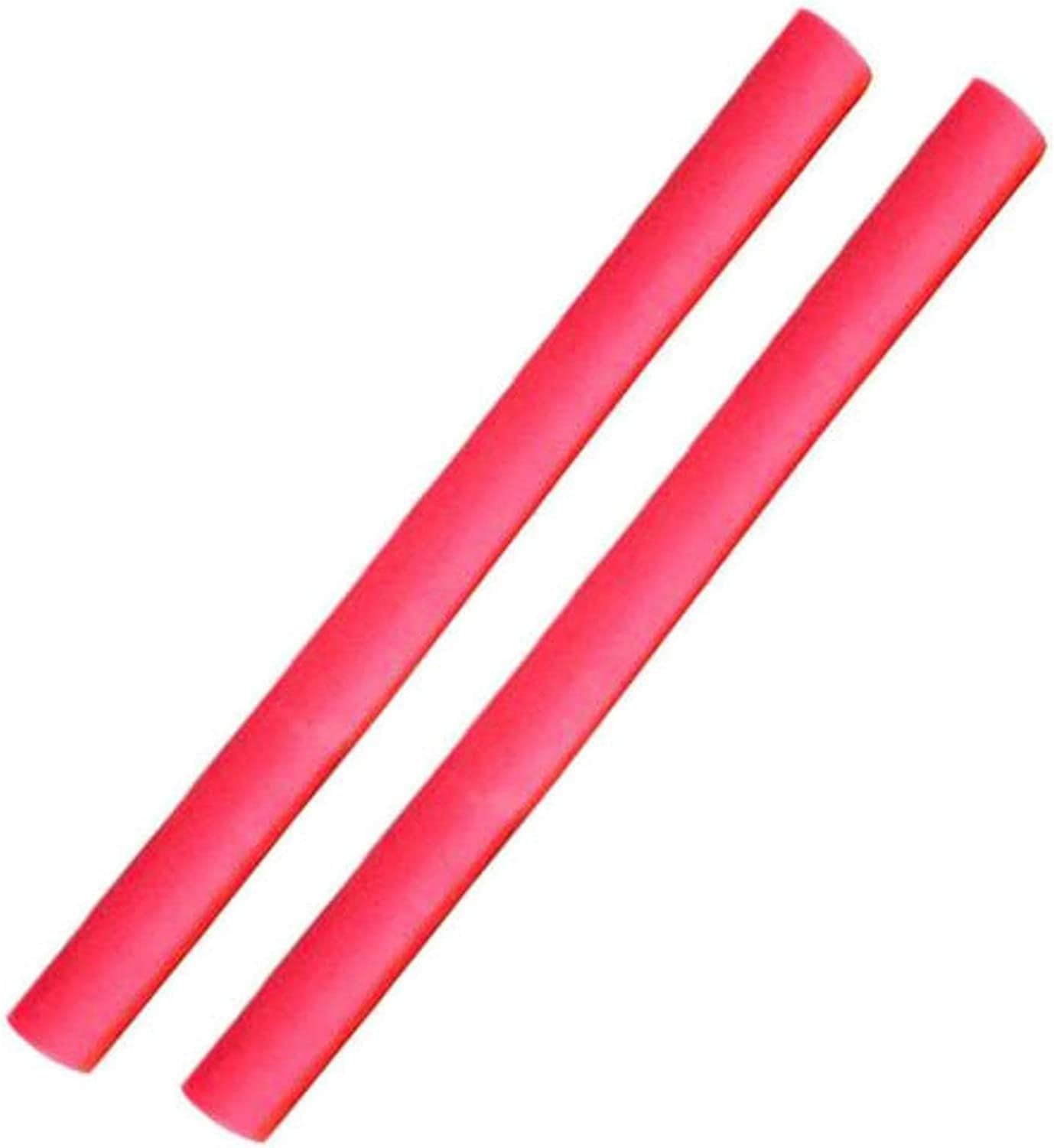 2 Pack Pool Noodle Strong Flexible Float Foam Jumbo 1.5m 150cm Portable Woggle Swimming Stick Buoyancy Aid Floating Swim Adults and Children High Density Quality (2 x Red)