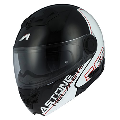 Astone Helmets rt800-line-rwm Casco Moto RT 800 LINETEK, Rosso/Bianco, Taglia M