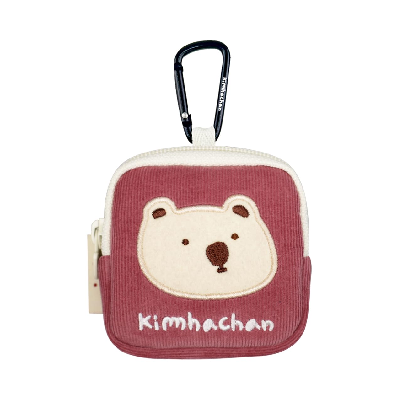 [kimhachan] Kim Ha Chan Corduroy Airpods/Buds Keyring Earphones Case