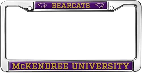 Vista 80 de Marco de Metal para Placa de Matrícula de Tamaño Completo con Logotipo de los Bulldogs de Louisiana Tech Louisiana Tech Bulldogs