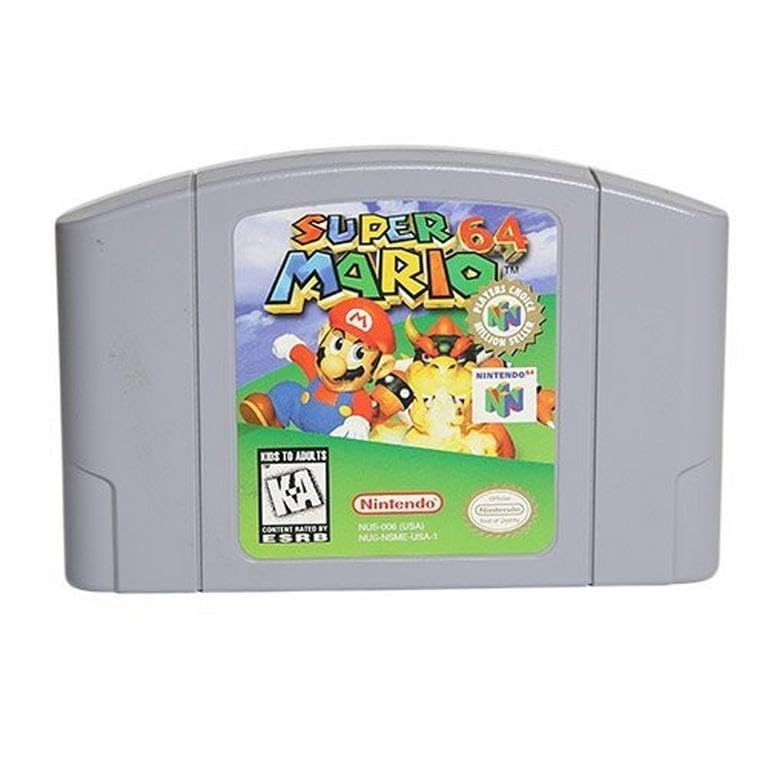 Super Mario 64 Nintendo 64 N64 Original Authentic Retro Super Mario Bros Brothers SM64 (Renewed)