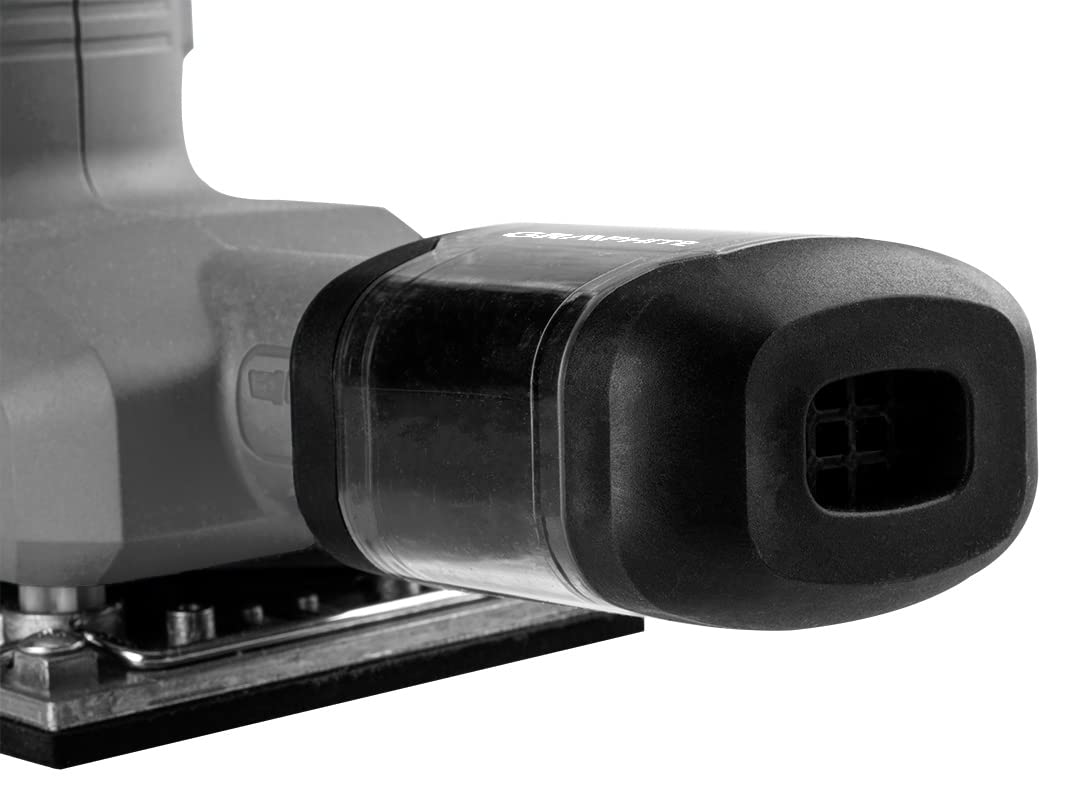 GRAPHITE Lijadora vibratoria de 380 W, estructura 115 x 230 mm, velocidad de rotación 7000 – 13000 min¹, amplitud de oscilación 1 mm, papel de lija 115 x 280 mm, masa 1,98 kg, accesorios: papel de