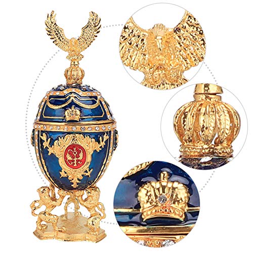 HERCHR Portagioie Smaltato, Scatola Portagioie con...