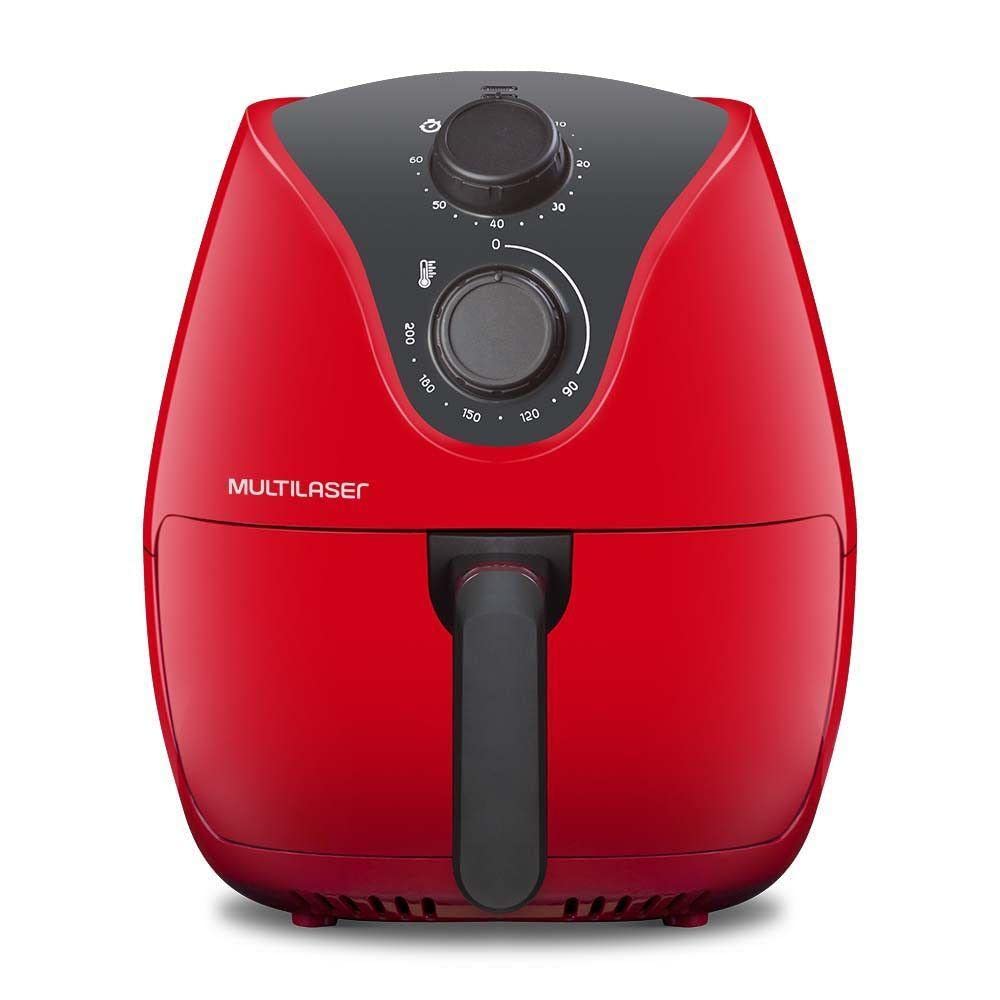 Fritadeira Elétrica Air Fryer 4L Multilaser Vermelho 220v