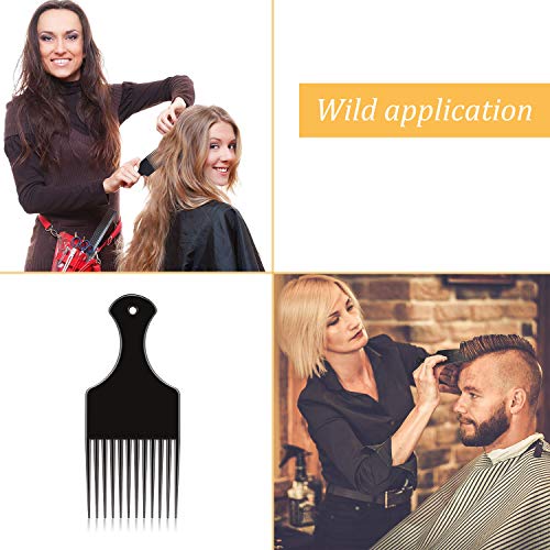 6 Piezas Peines Plásticos para Cabello Afro 6.5 in miniatura 5