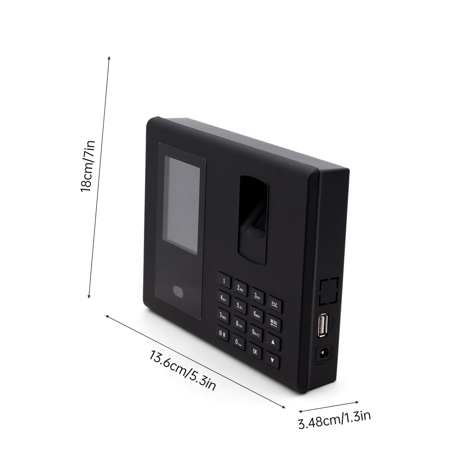 Aktivstar Macchina Scheda di Assistenza Biometrica Lettore Impronte Digitali Controllo Assistenza Sistema Spagnolo Senza Internet, Senza Costi