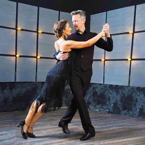 T-Strap Character Shoe for Women Salsa Latin Dance Heels Dress Pumps2