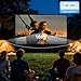 AHOLON Projector Screen with Stand - 150 Inch Projector Screen Outdoor Indoor Projector Screens 16:9 4K HD Outdoor Movie Screen with Carry Bag,Enioy Home Theater Projection Screen