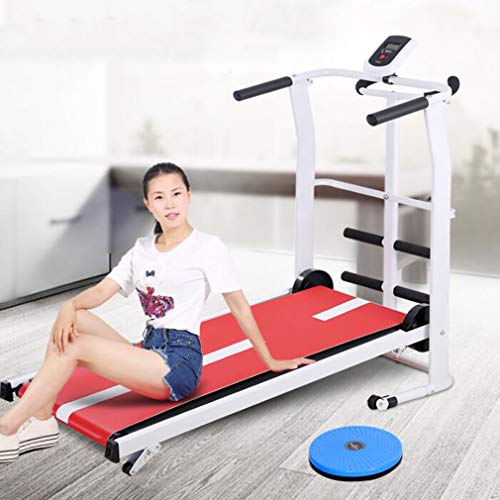 Image of Treadmill Folding Mechanical Walking Machine Multi-Function Sit-Up Running Machine