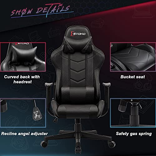 Devoko Ergonomic Gaming Chair Racing Style Adjustable
