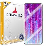 DeltaShield Screen Protector for Samsung Galaxy S20 Ultra (6.9 inch)(3-Pack) (Compatible with Cases) BodyArmor Anti-Bubble Military-Grade Clear TPU Film