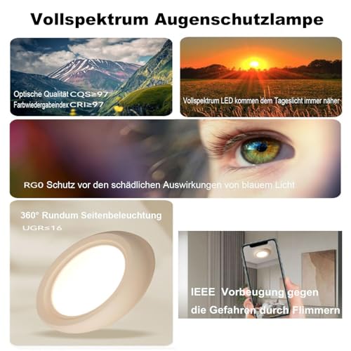 Lampe de plafond LED creative avec 3 modes d'eclairage interchangeables - 3