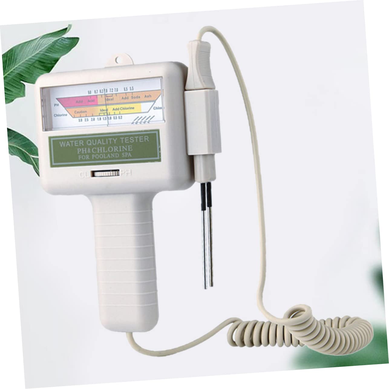 Testeur de L'eau de Piscine Pc101 Blanc Abs Alliage