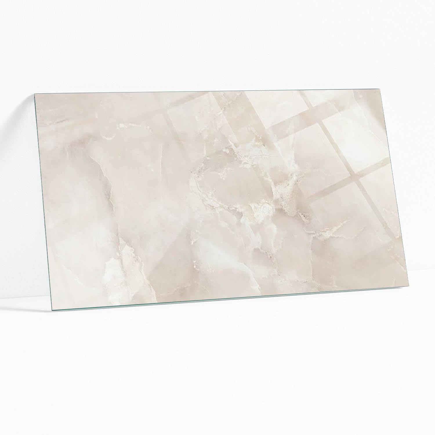 Protection de remplacement en verre trempé 120x60 avec coussinets antidérapants