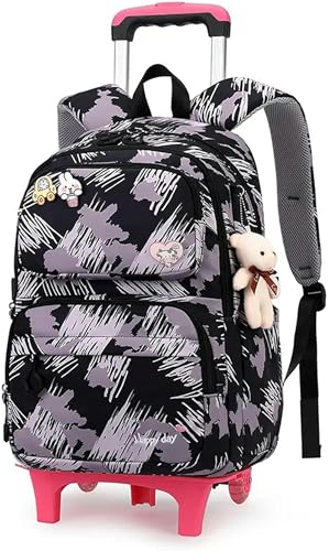 Nogkdyc Mochila con ruedas para niños, mochila con ruedas, mochila escolar con ruedas, mochila con ruedas, mochila con ruedas, mochila con ruedas, mochila con ruedas, 2 ruedas, color negro, A Nogkdyc Mochila con ruedas para niños, mochila con ruedas, mochila escolar con ruedas, mochila con ruedas, mochila con ruedas, mochila con ruedas, mochila con ruedas, 2 ruedas, color negro, A
