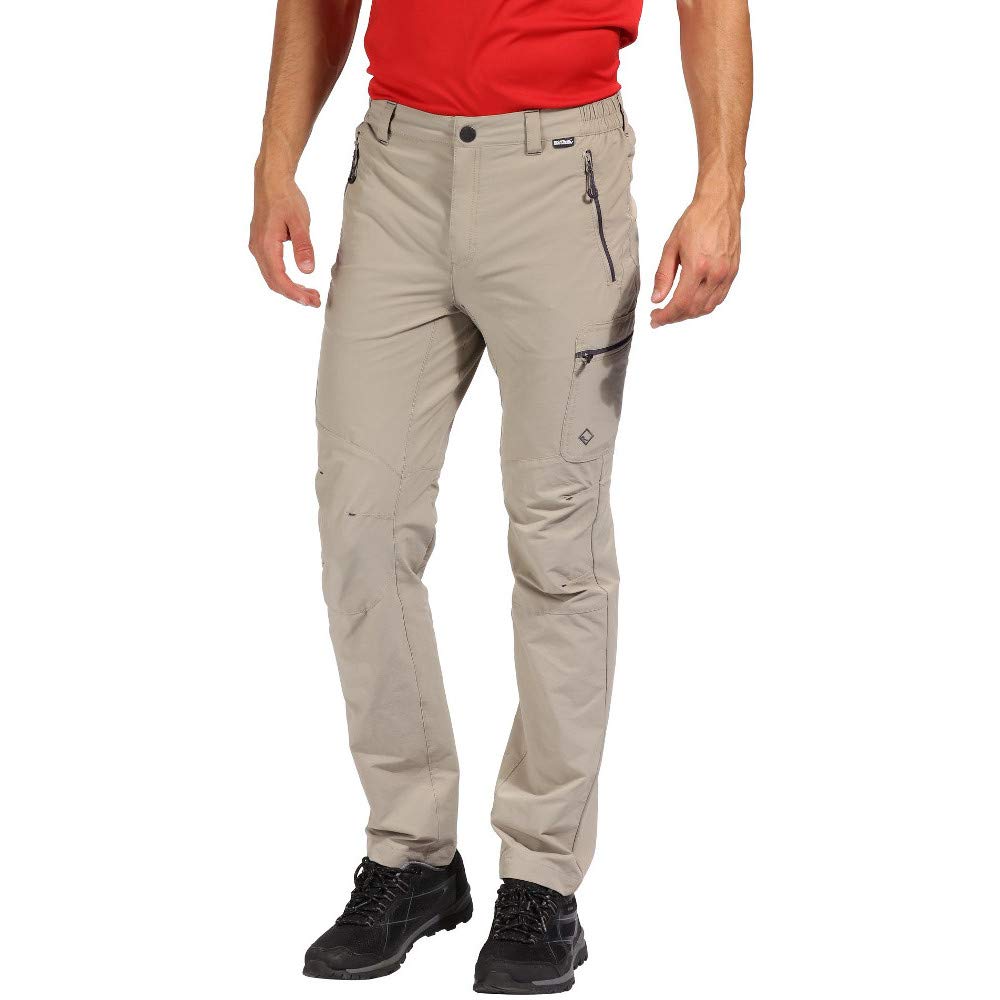 Regatta Mens Highton Hiking Trousers (40S) (Parchment)