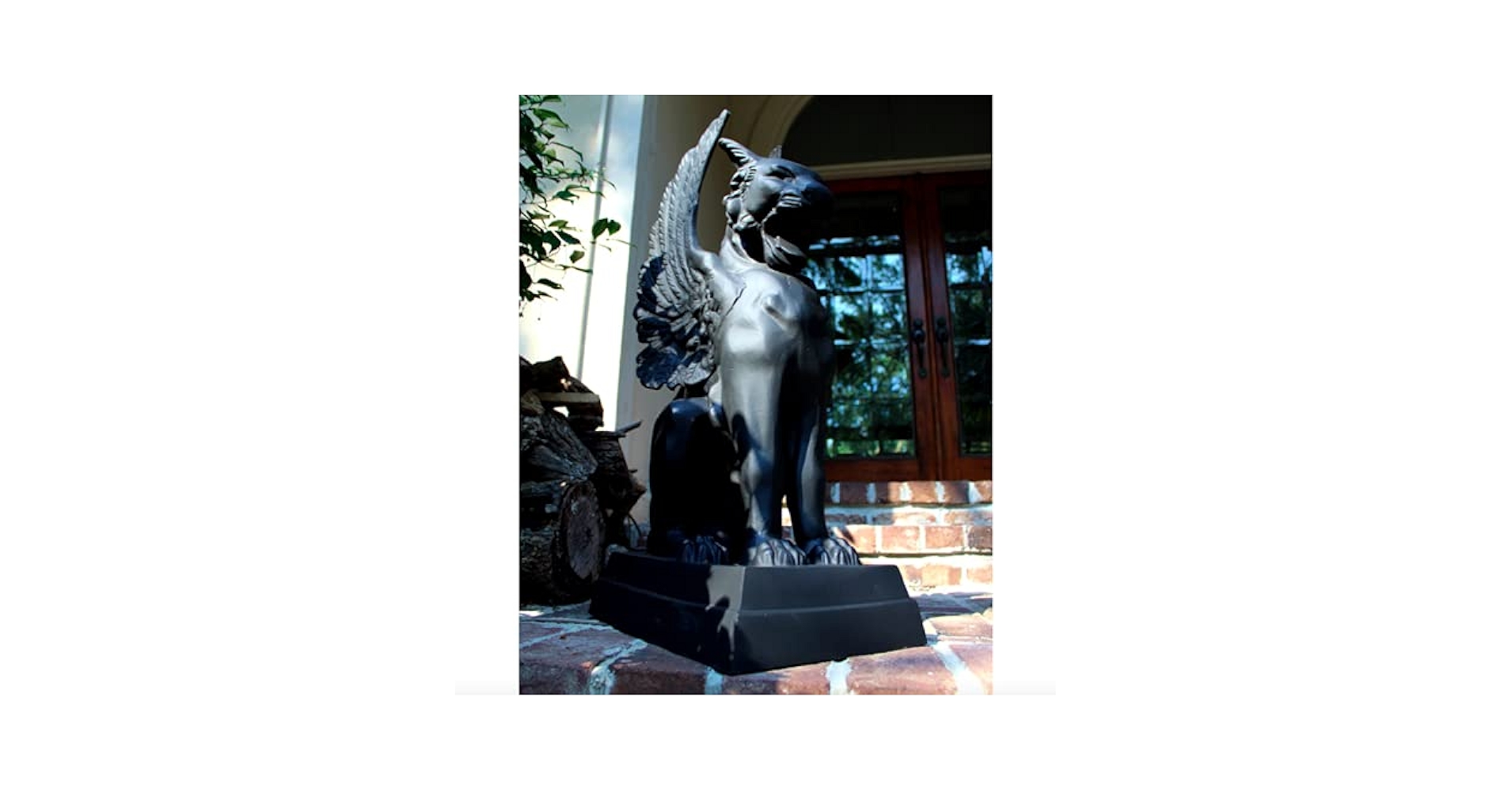 Amazon.com: The King's Bay Aluminum Pair of Winged Gargoyle