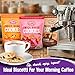 Cooper Street Twice Baked Biscotti Cookies Variety Pack - 5 Pack (5oz Each) - Light and Crispy Coffee Cookies 5 Flavors Assortment - Low-Calorie Snacks for Adults & Kids - Dairy & Peanut Free, Kosher