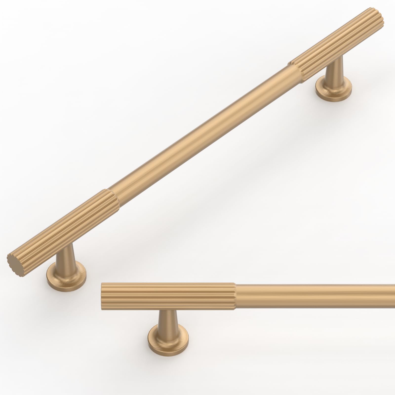 10 Pack Brushed Gold Cabinet Pulls 5 Inch(128mm) Kitchen Cabinet Handles Cabinet Hardware for Drawer Pulls — Amazon image 20