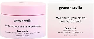 Dead Sea Mud Mask (120ml) - Vegan Detox Dead Sea Mask - Mud Masks For Face And Body Mask - Mud Face MaskS For Oily Skin by grace and stella