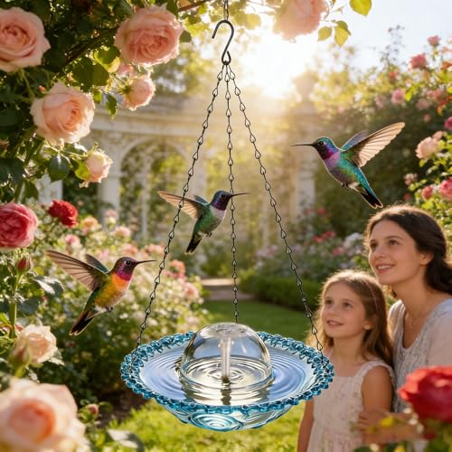 Fuente de baño para pájaros USB vertical: la solución compacta para balcones pequeños 3