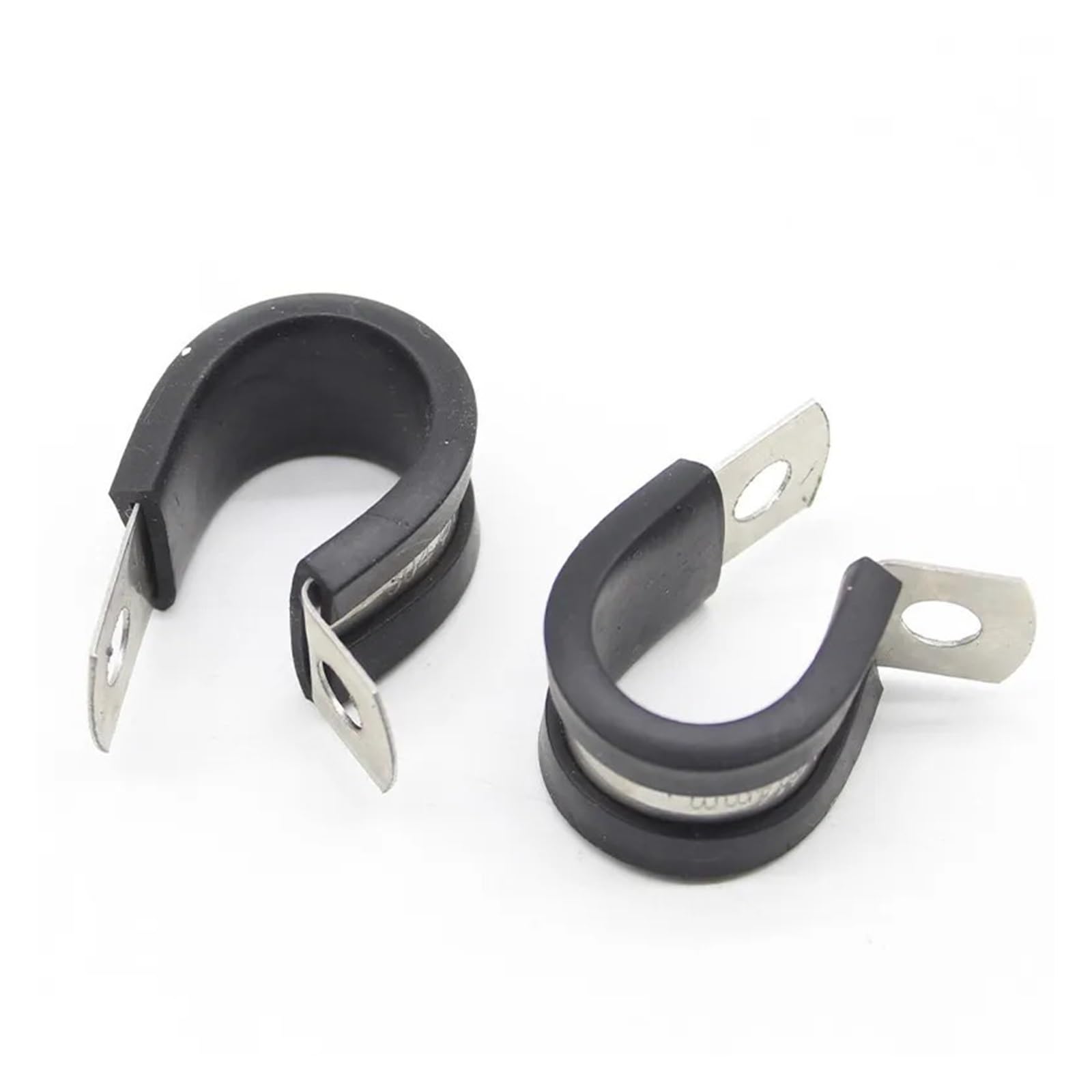 Clips de tubo P revestidos de goma Acero inoxidable 304 6-55 mm
