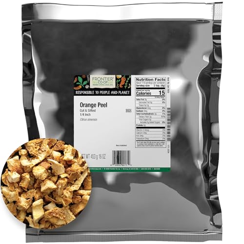 Frontier Co-op Cut and Sifted Orange Peel 1lb