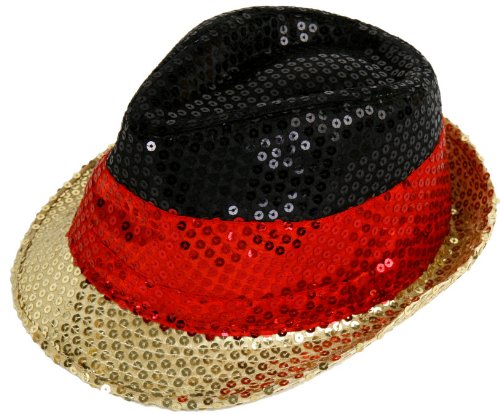 Preisvergleich Produktbild Fan Paillettenhut Deutschland Unisex