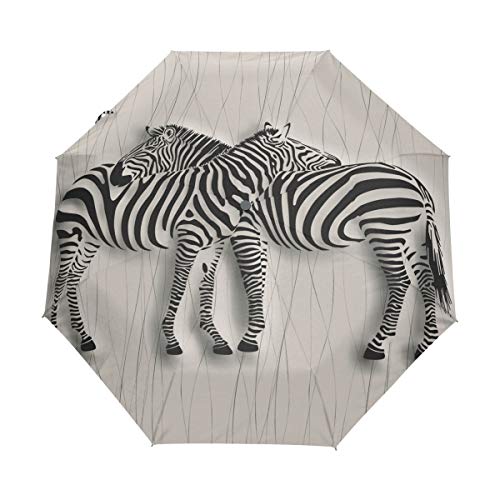 Parapluie zèbre pliable pour vos sorties à la plage et voyages en famille