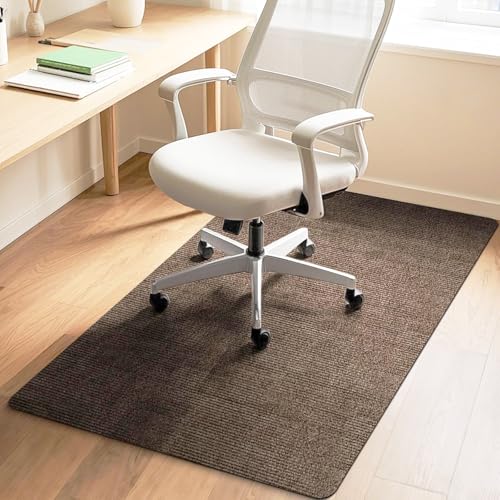 Office Chair Mat for Hardwood Floors 48'x36', Durable Non-Slip Large Tile Floor Protector...