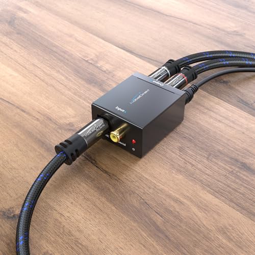Image of KabelDirekt - Optical Audio Cable - 1.5ft, Braided - Soundbar | Digital S /PDIF cable, stereo systems /amplifiers, home cinema, XBO /PS4