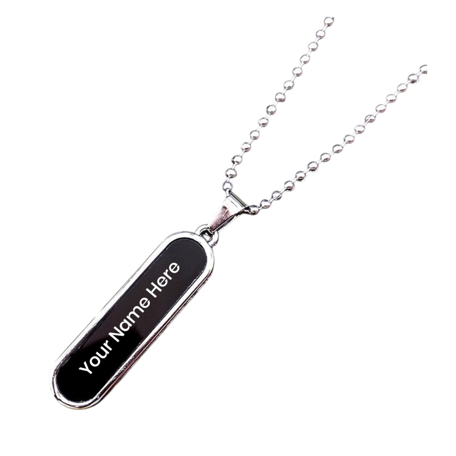 Pendant for Men 1 Pc – Customized Minimalist Bar Pendant with Chain, Personalized Name Engraved Necklace Jewelry for Men & Women, Elegant Regular Wear Gifting, Couples, Friends & Special Ones-image-41