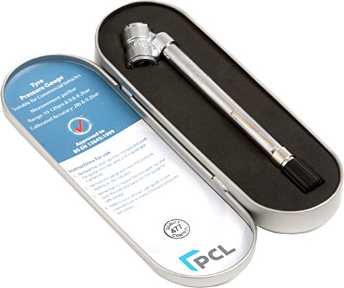 Image of PCL TPG4H17 Tyre Pressure Gauge 10-120Psi and 0.8-8.2 Bar Professional Range