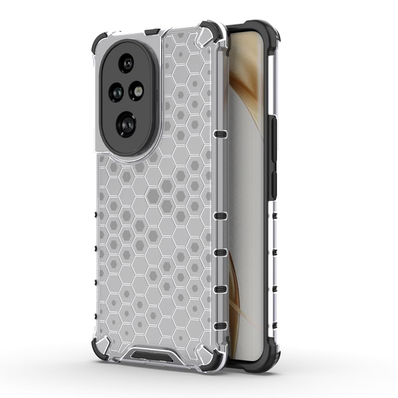 Image of Hard PC Back Case Cover for Honor 200 Pro 5G Anti Slip Ultra Thin Shockproof Reinforced Corners (Polycarbonate|Clear)