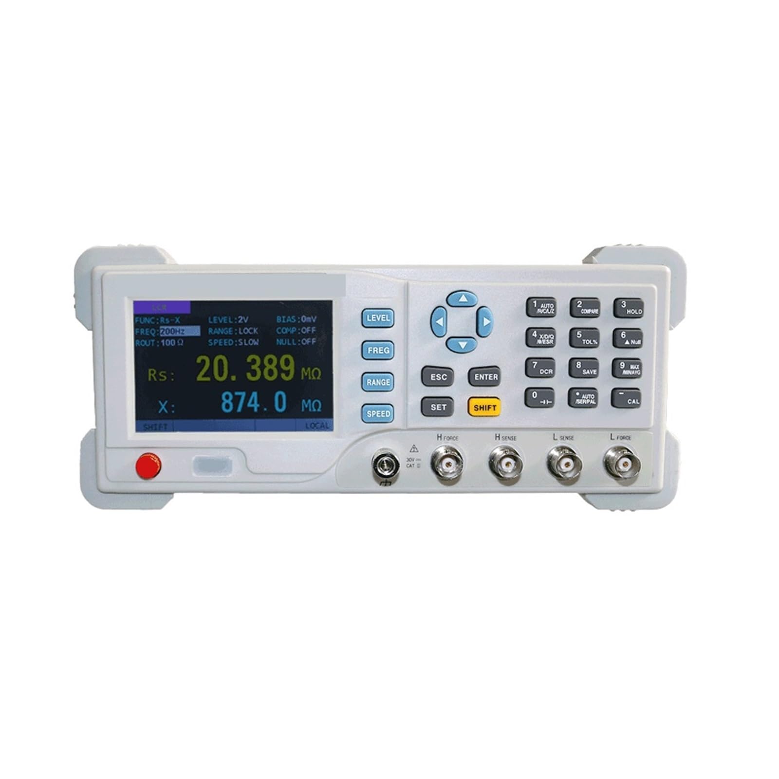 Medidor LCR, Medidor LCR de escritorio digital Brid serie ET44/ET45, frecuencia 10 K-100 KHz, pantalla TFT 3,5 pulgadas y 1/2 dígitos, medidor(20kHz ET4402)