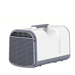 Portable Air Conditioner One-Piece 3-IN-1 Eaporatie Air Cooler Dehumidifier Multi-Gear Adjustment AC for Indoor Outdoor and Car White