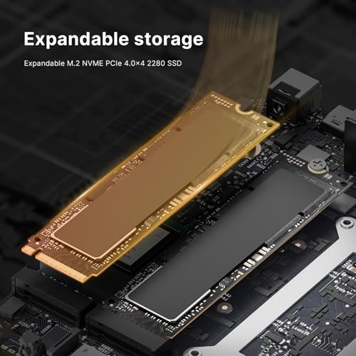 Image of BOSGAME M2 Ryzen 9 7940HS Gaming PC Radeon 780M 2400Mhz, Mini Computers, 32B DDR5+1TB PCIe 4.0 SSD, Built-in Dual Speakers, USB4 *2, WiFi 6 /BT 5.2, Dual 2.5GbE LAN