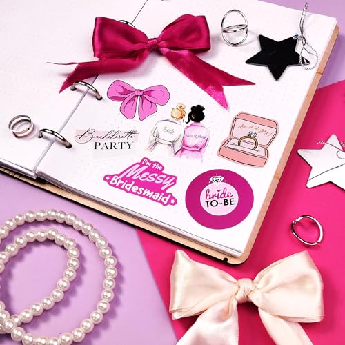 Image of 100Pcs Bachelorette Stickers, Bachelorette Party Stickers for Scrapbook, Laptop, Gifts for Women & Men
