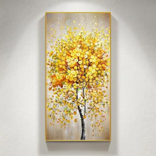 Affiche d'art classique marguerite peinte main peinture 30x60