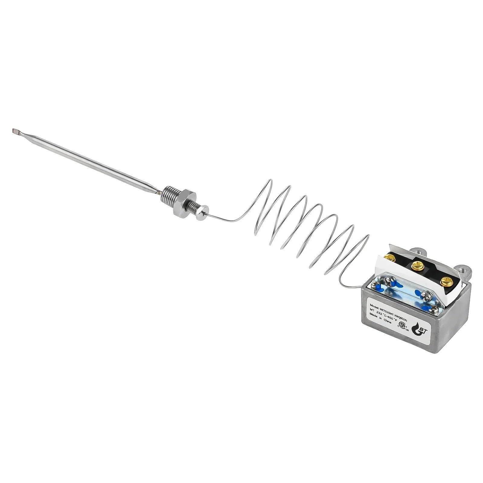 1 Juego de termostato interruptor límite 1/4 "SMT-XWQ002 apto para freidora Gas 1177 cortada IF IF-BL IF-COUNTER SERIES 232 ℃ 450 ℉
