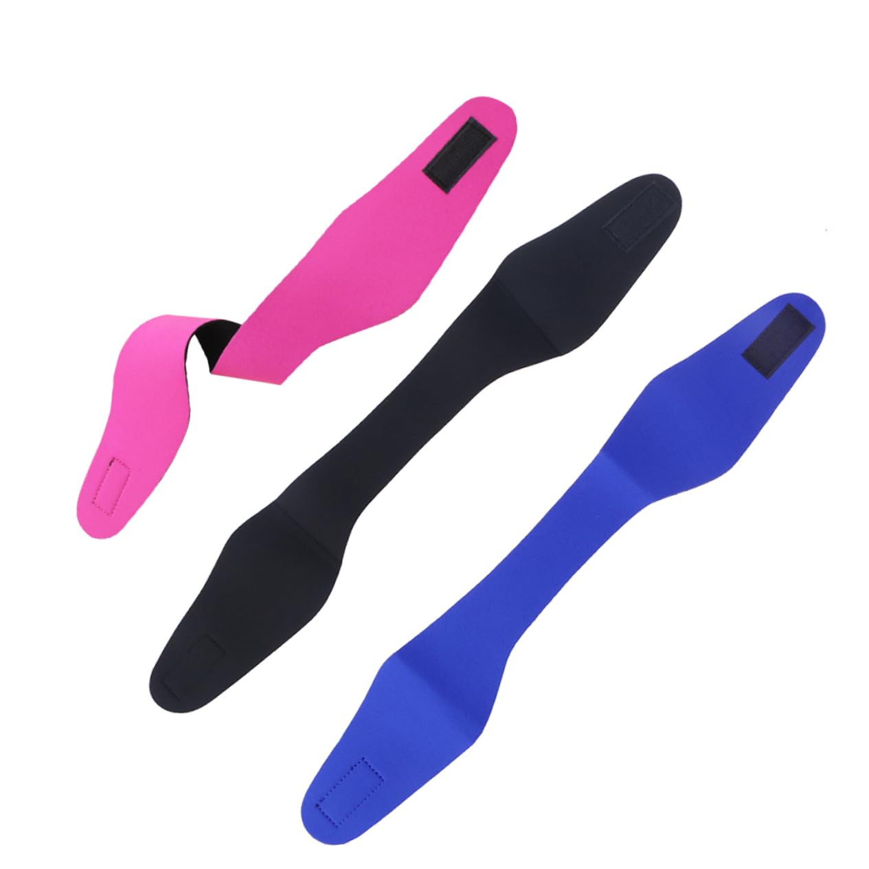 HANABASS 3pcs Unisex Adult Kids Swimming Ear Band Waterproof Headband Hair Protector for Swim Bath Yoga Sports