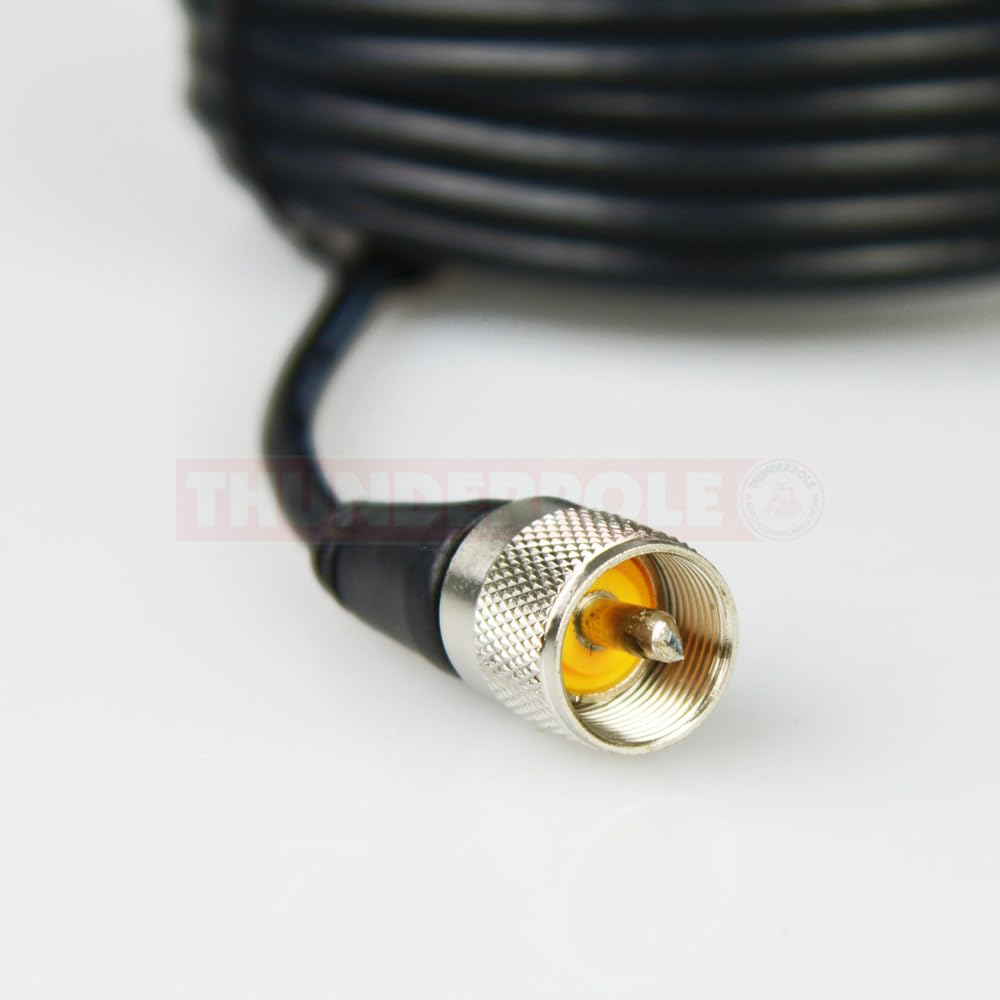 Support Magnétique Thunderpole Pour Antenne CB & Ham – 12,7 Cm, Filetage 3/8, Câble 5 M Inclus Support Magnétique Antenne Radio